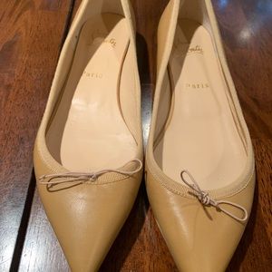 Designer beige flats